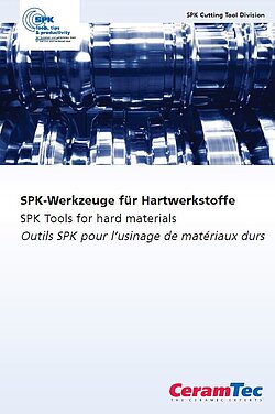 Cover picture of the CeramTec hard materials brochure