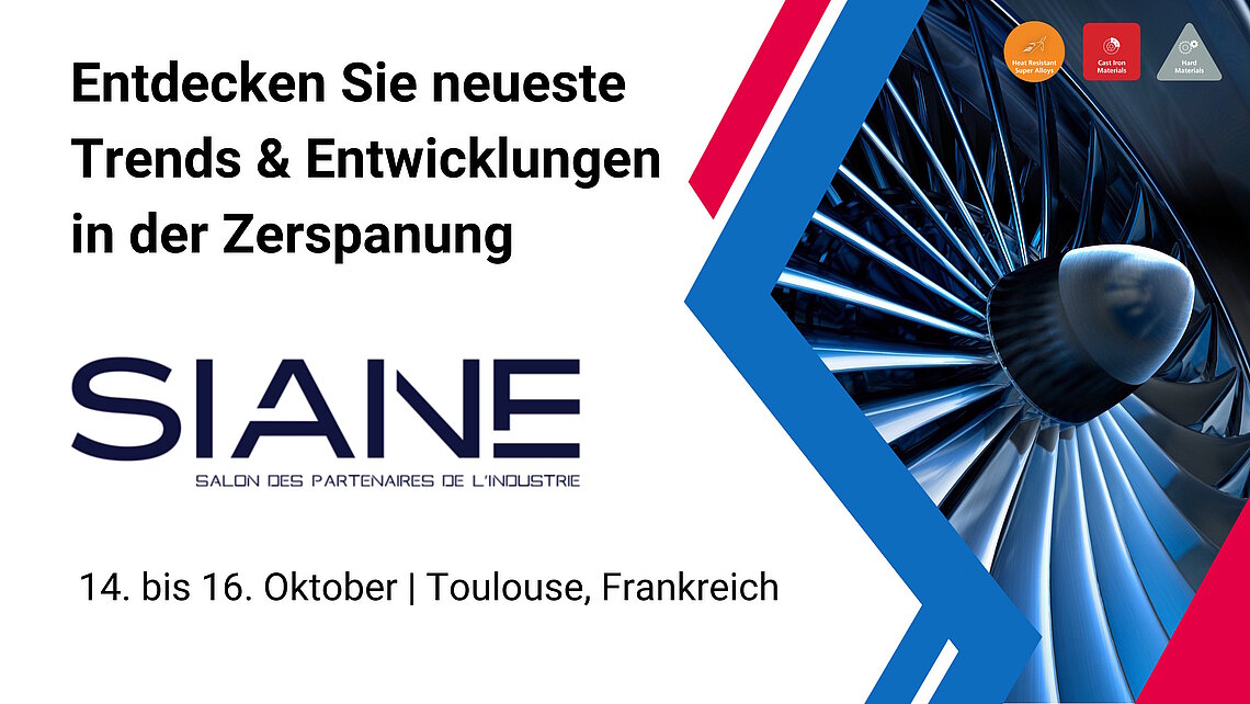 Web-News-Motiv zum Messeauftritt von SPK Cutting Tools bei Le Salon Siane 2025