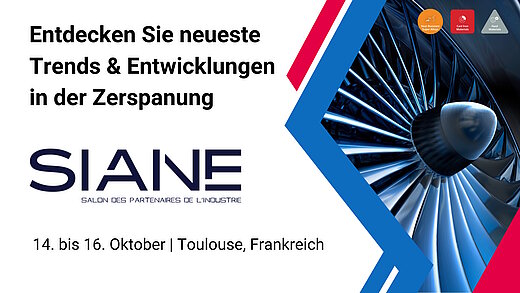 Web-News-Motiv zum Messeauftritt von SPK Cutting Tools bei Le Salon Siane 2025
