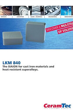 Cover picture of a SPK sialon brochure