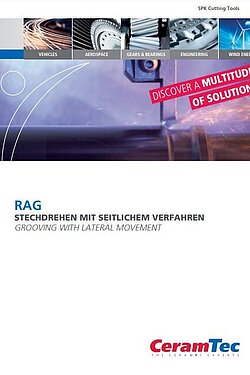 Cover picture of a SPK Grooving brochure