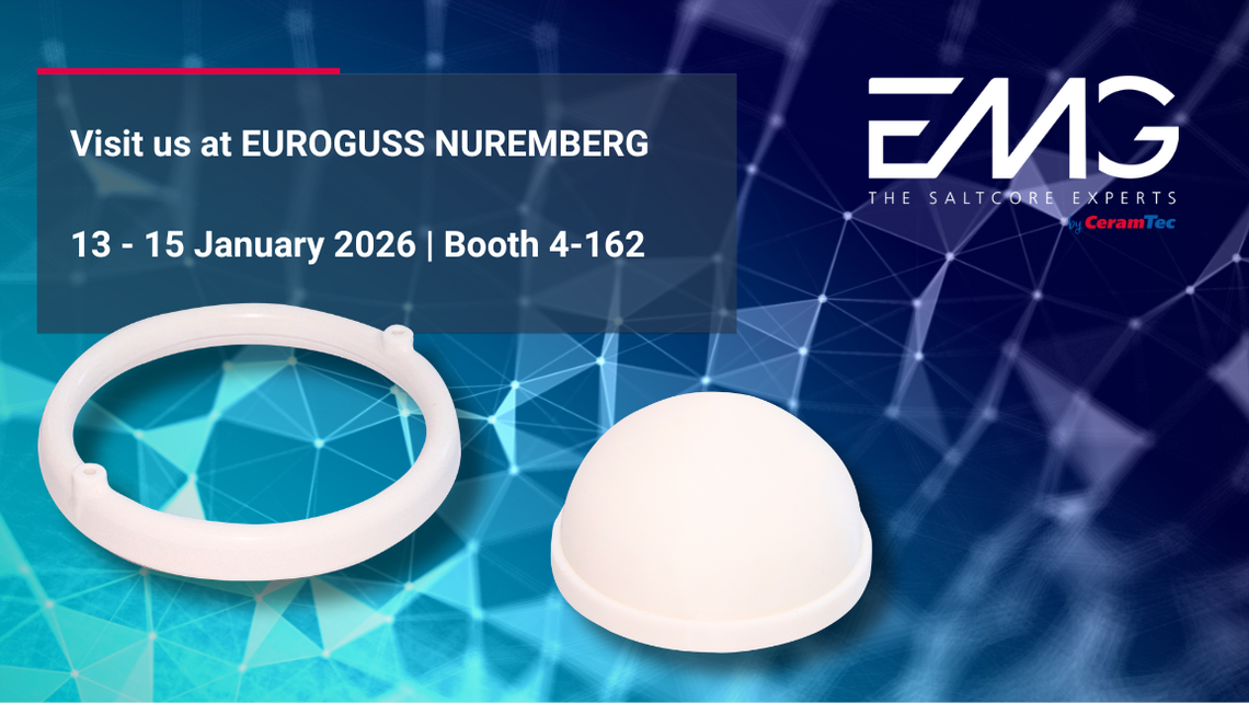 Event teaser for EUROGUSS 2026 in Nuremberg, where EMG Saltcores will be represented.