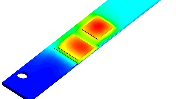 Animation zeigt Wärmemanagement dank keramischer Kühlkörper