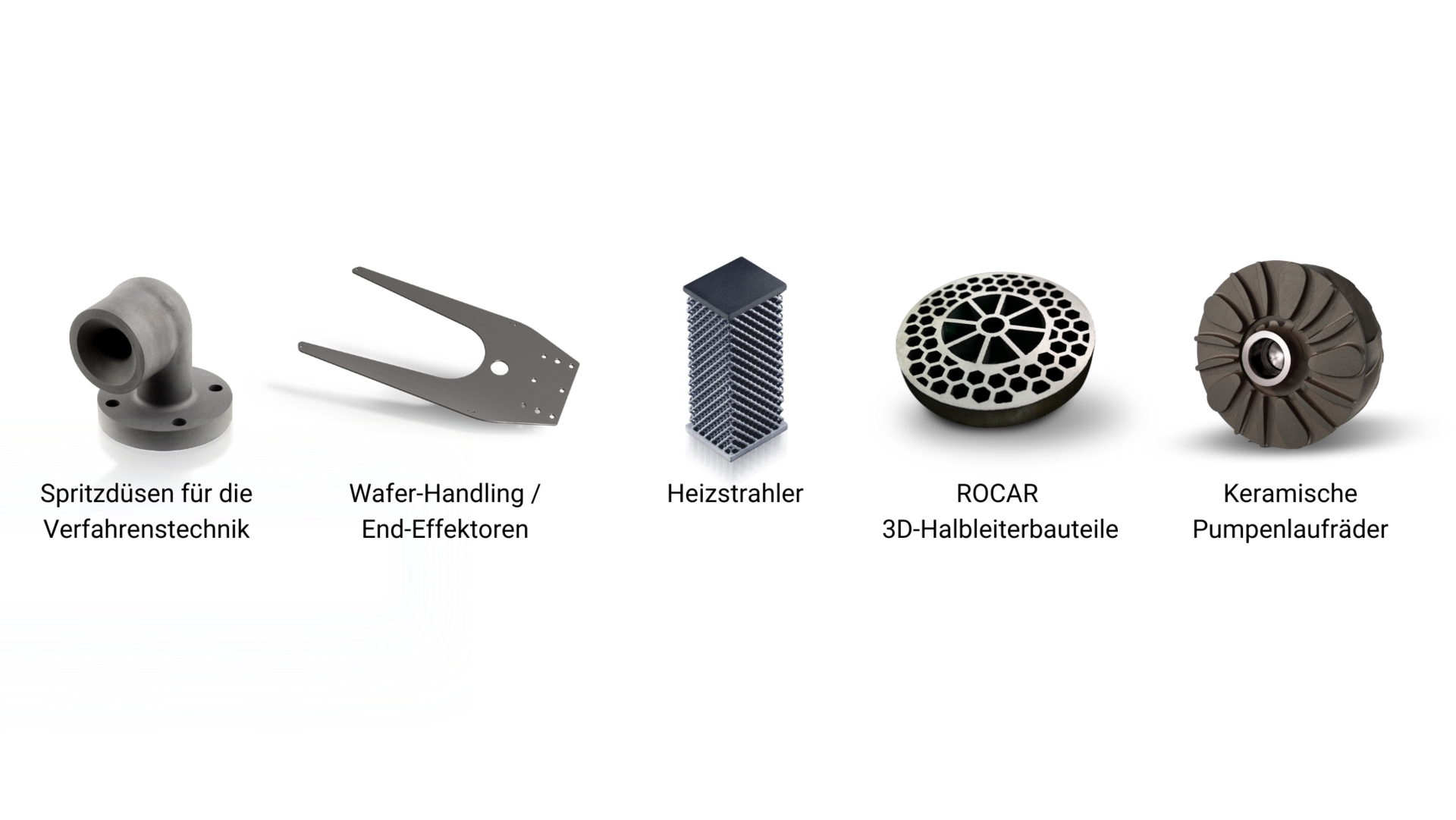 CeramTec Produkte aus Siliziumkarbid