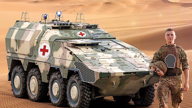 Paneele für Schutzfahrzeuge