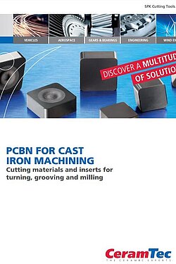 Cover picture of a SPK PCBN brochure