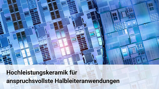 Website-Teaser für den Messeauftritt von CeramTec bei der SEMICON Europe 2025 in München