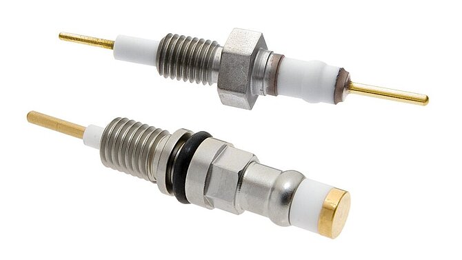 Keramik-Metall-Druckdurchführungen mit NPT-Fassungen von CeramTec