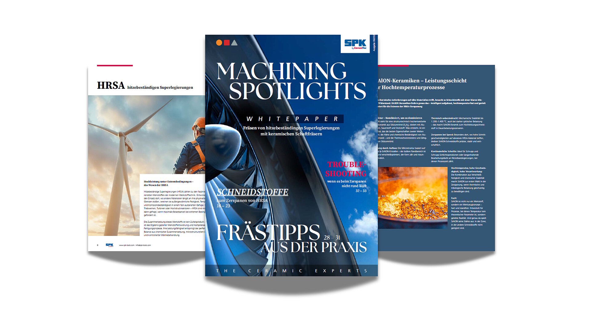 Einblick in das SPK Whitepaper "Machining Solutions" zum Fräsen von HRSA mit Schaftfräsern