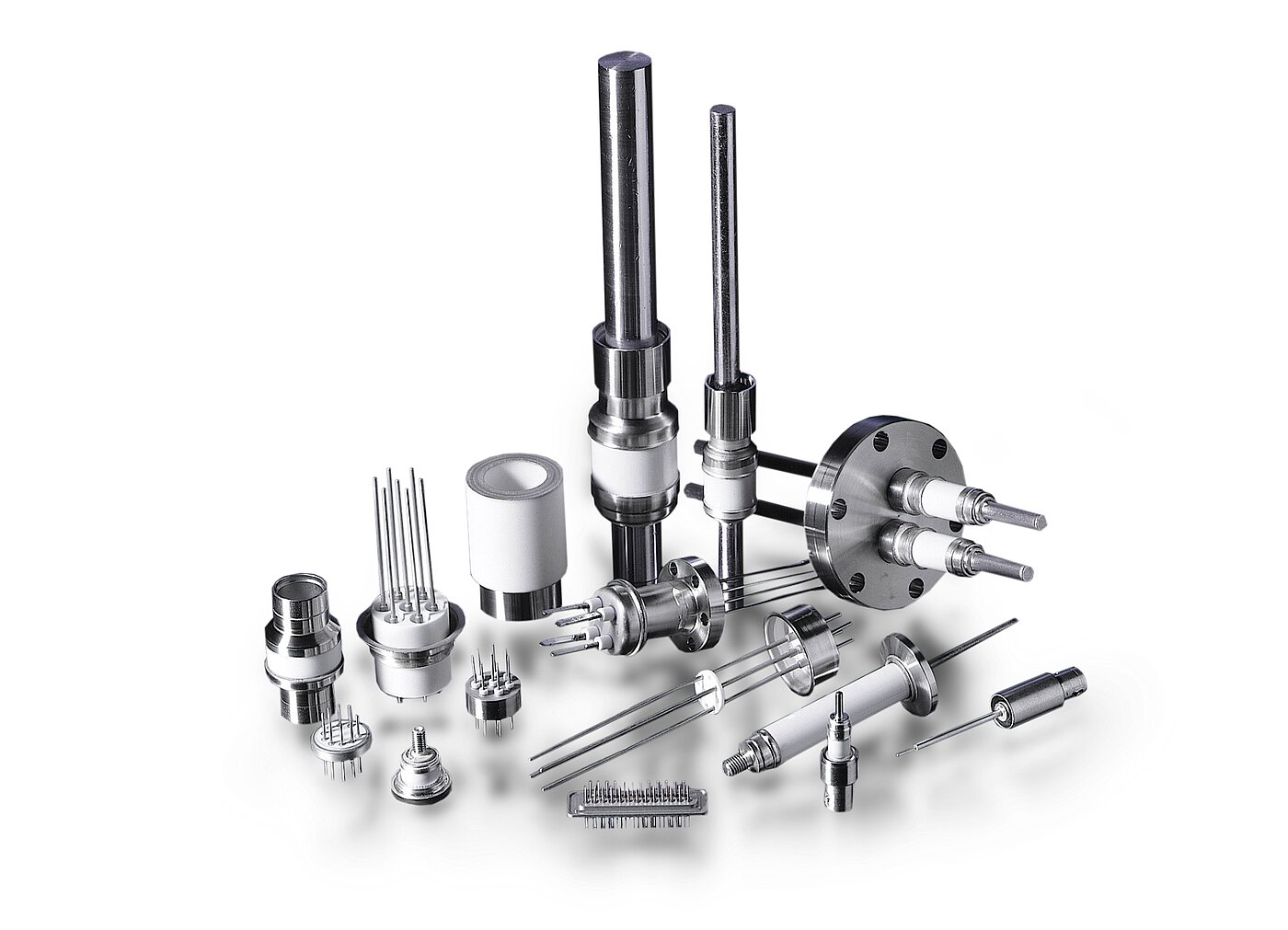 Ceramaseal Materialien vor einem weißen Hintergrund