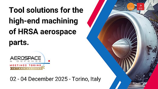 Flyer of SPK by CeramTec for their trade fair appearance at the A&DM Aerospace- Defence- Meetings 2025 in Turin