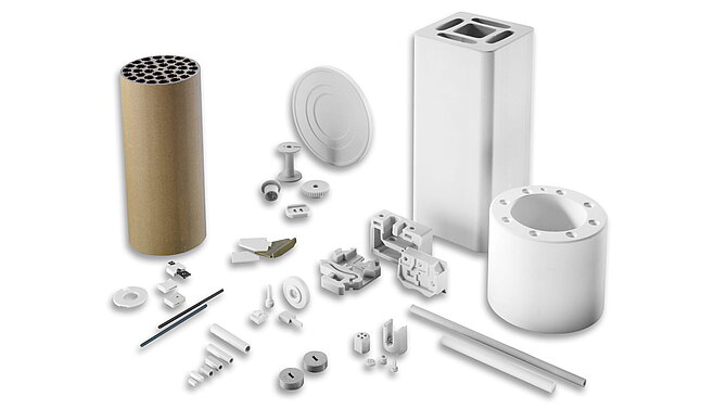 Products and components made of silicate ceramics