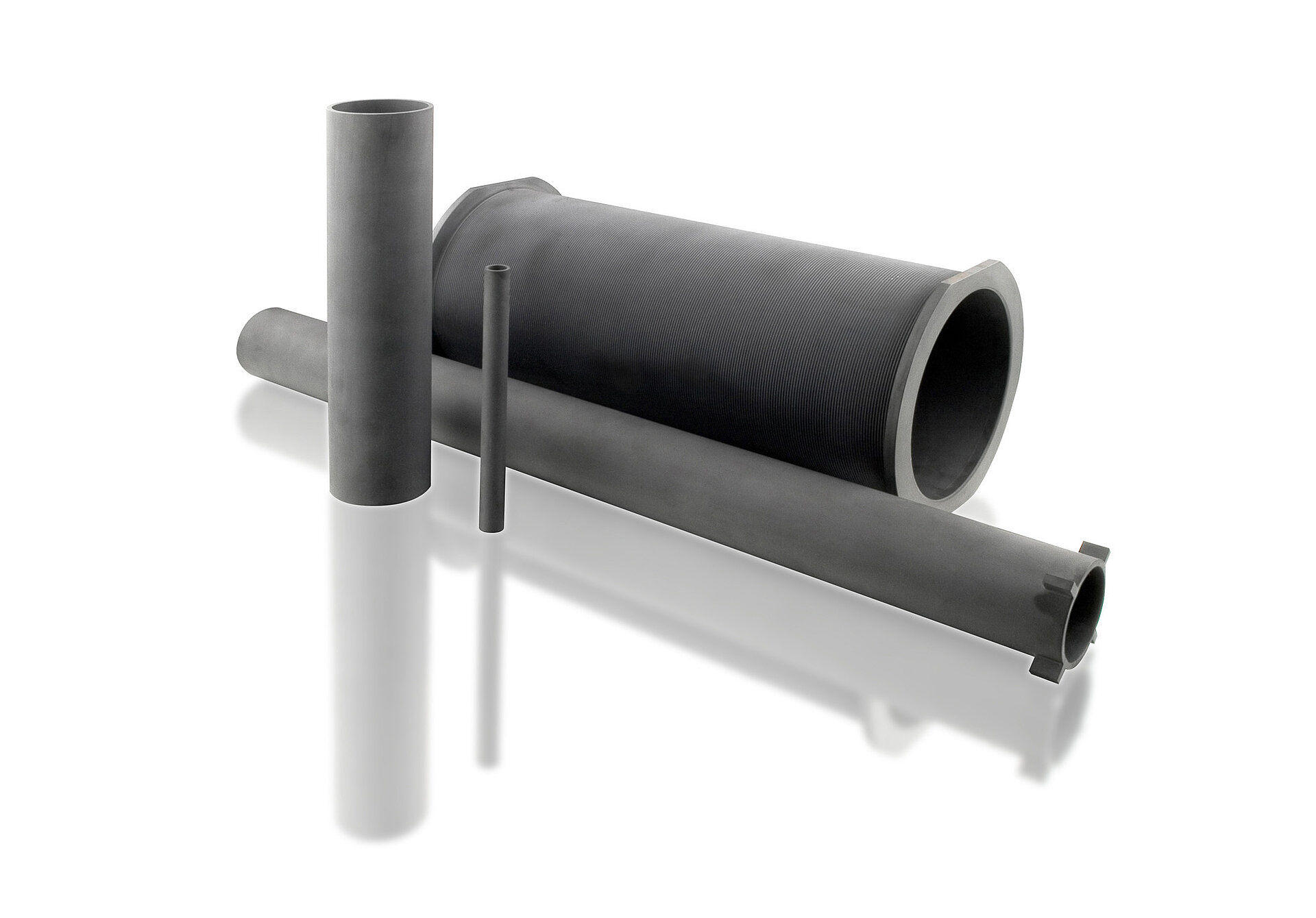 Schwarze Rohre aus Siliziumkarbid-Keramik