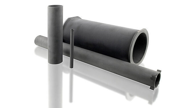 Schwarze Rohre aus Siliziumkarbid-Keramik