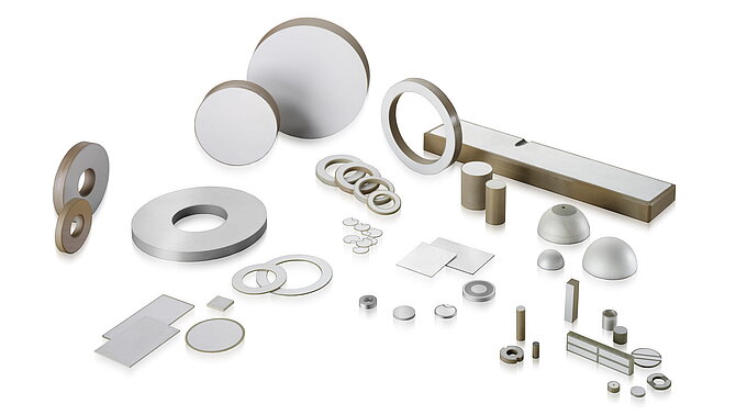 Piezoceramics in sensors