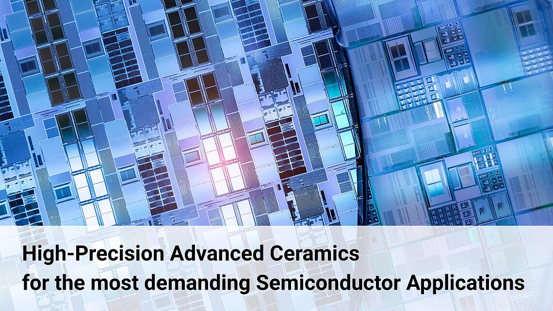 Website teaser for CeramTec's trade fair appearance at SEMICON Europe 2025 in Munich