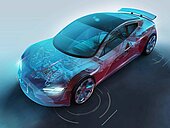 CeramTec Electric Ceramcar in futiristic blue