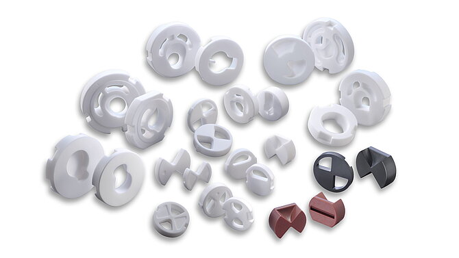 Ceramdisc and OEM cartridges for manufacturing sanitary fittings