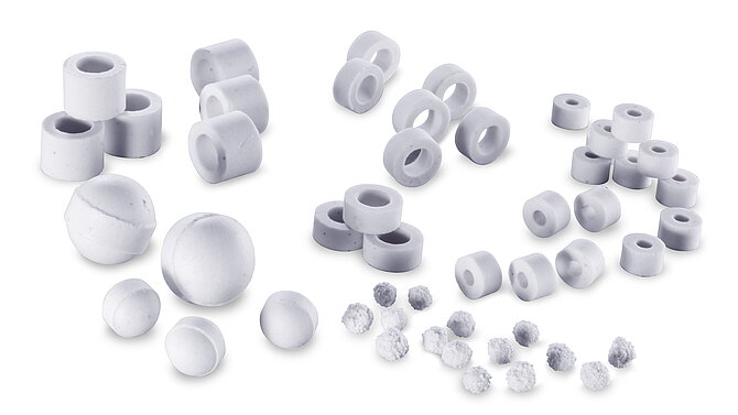 Keramische Katalysatorträger für die chemische Industrie