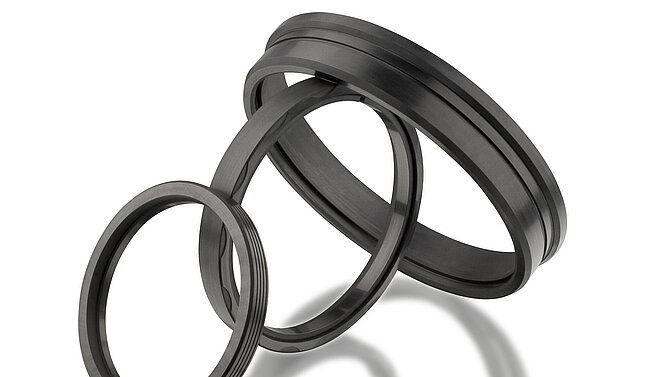 Keramische Dichtungen schwarz