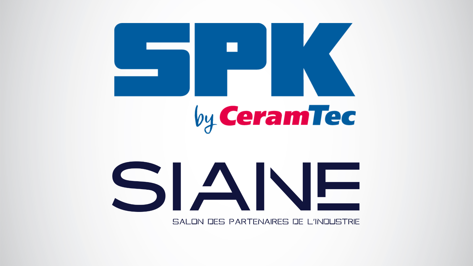 Logos of SPK by CeramTec and Le Salon Siane