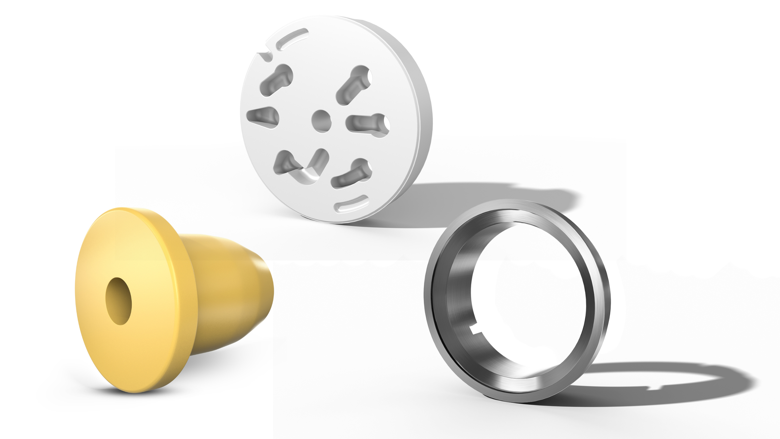 Verschiedene Produkte aus dem Bereich PVS Pumpen, Ventile und Dichtungen