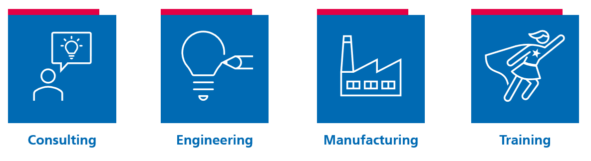 Graphical process of a collaboration in the semiconductor sector