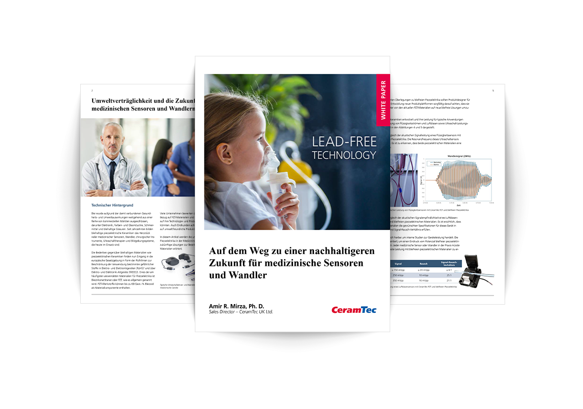 Deutsche Vorschau auf das Whitepaper zu medizinischen Sensoren von Amir Mirza, CeramTec